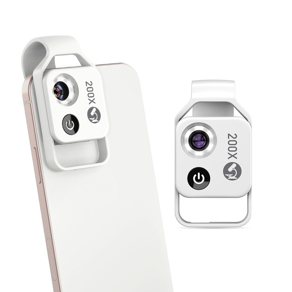 APEXEL HD 200X Microscope Macro Lens For Mobile Phone Magnification Portable Pocket With CPL Filter LED Light For IPhone Huawei Samsung Xiaomi Most Smartphones
