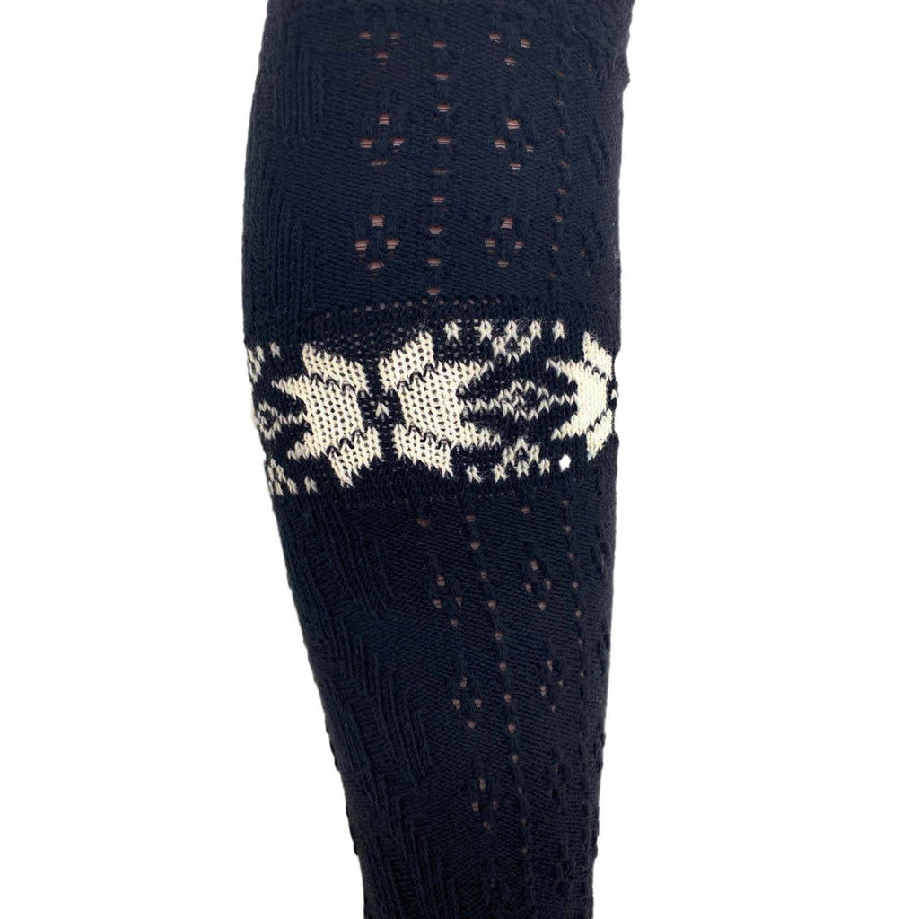 Cotton Knee High Knitted Socks for Women Novelty Knee Socks 1 Pair