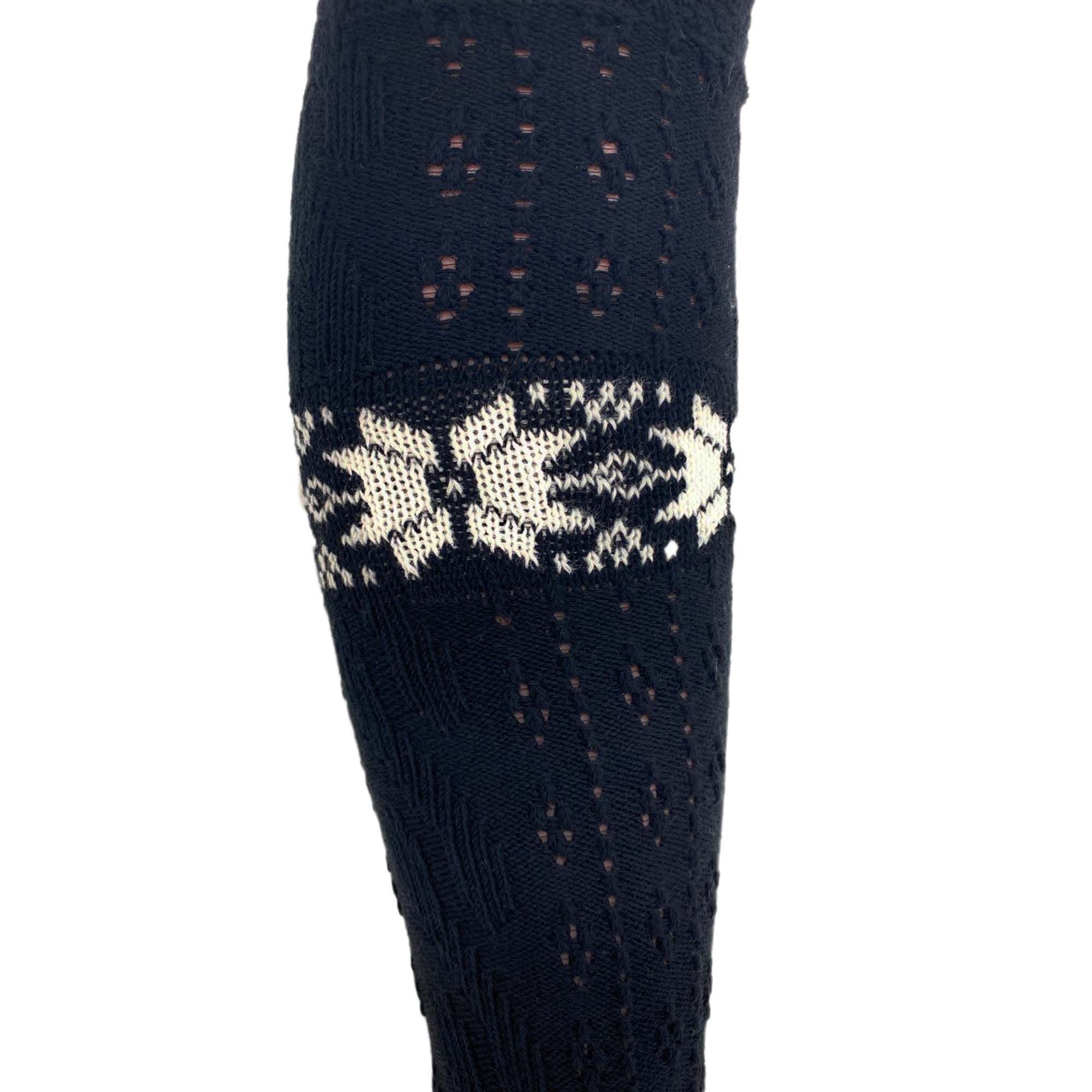Cotton Knee High Knitted Socks for Women Novelty Knee Socks 1 Pair