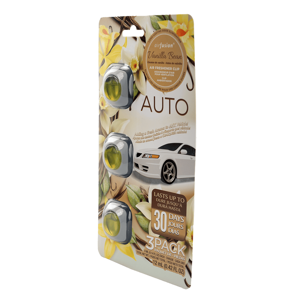 3 Pack Car Air Fresheners - Long Lasting Vent Clips For Men & Women, 3 Pack Up To 90 Days Fits All Car Refresher Odor Eliminator, New Car Scent Variety Pack