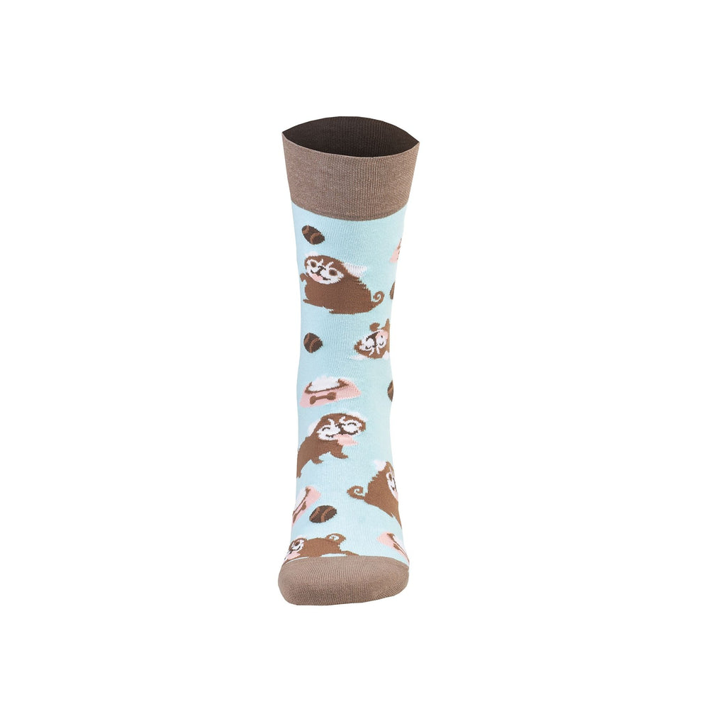 Colorful Funny Combed Cotton Crew Socks