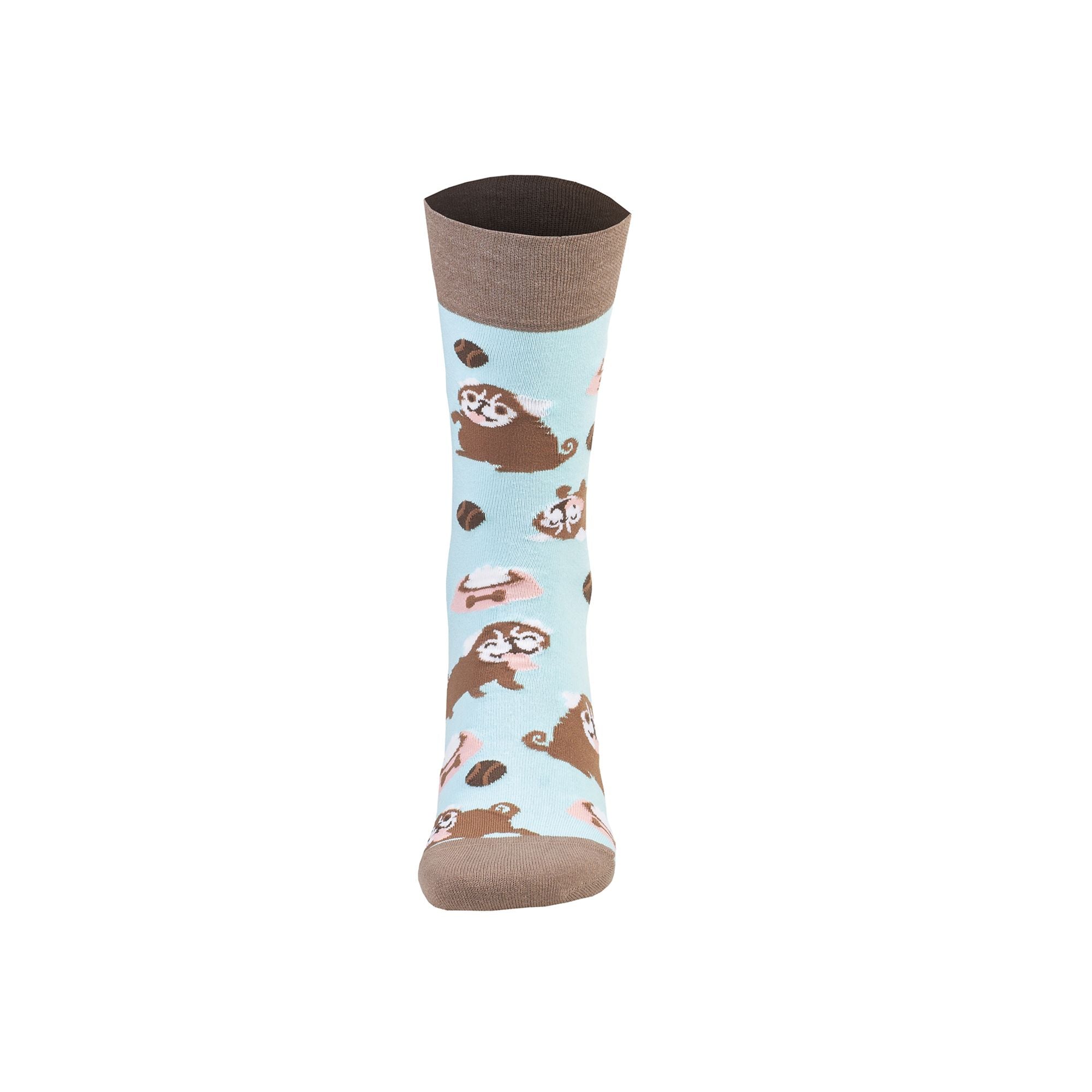 Colorful Funny Combed Cotton Crew Socks