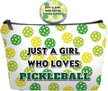 Personalized Pickleball Travel Makeup Cosmetic Bag set with Mirror for women girls,Pickleball Lover Player Makeup Bag organizer kit,Travel & Daily Use,Pickle ball stuff Gifts for Women Friends