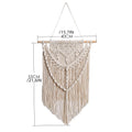 1pc Woven Wall Hanging Ornament, Bohemian Fabric Macrame Braided Tassel Wall Decoration, Boho Decoration For Living Room Bedroom Room Decor