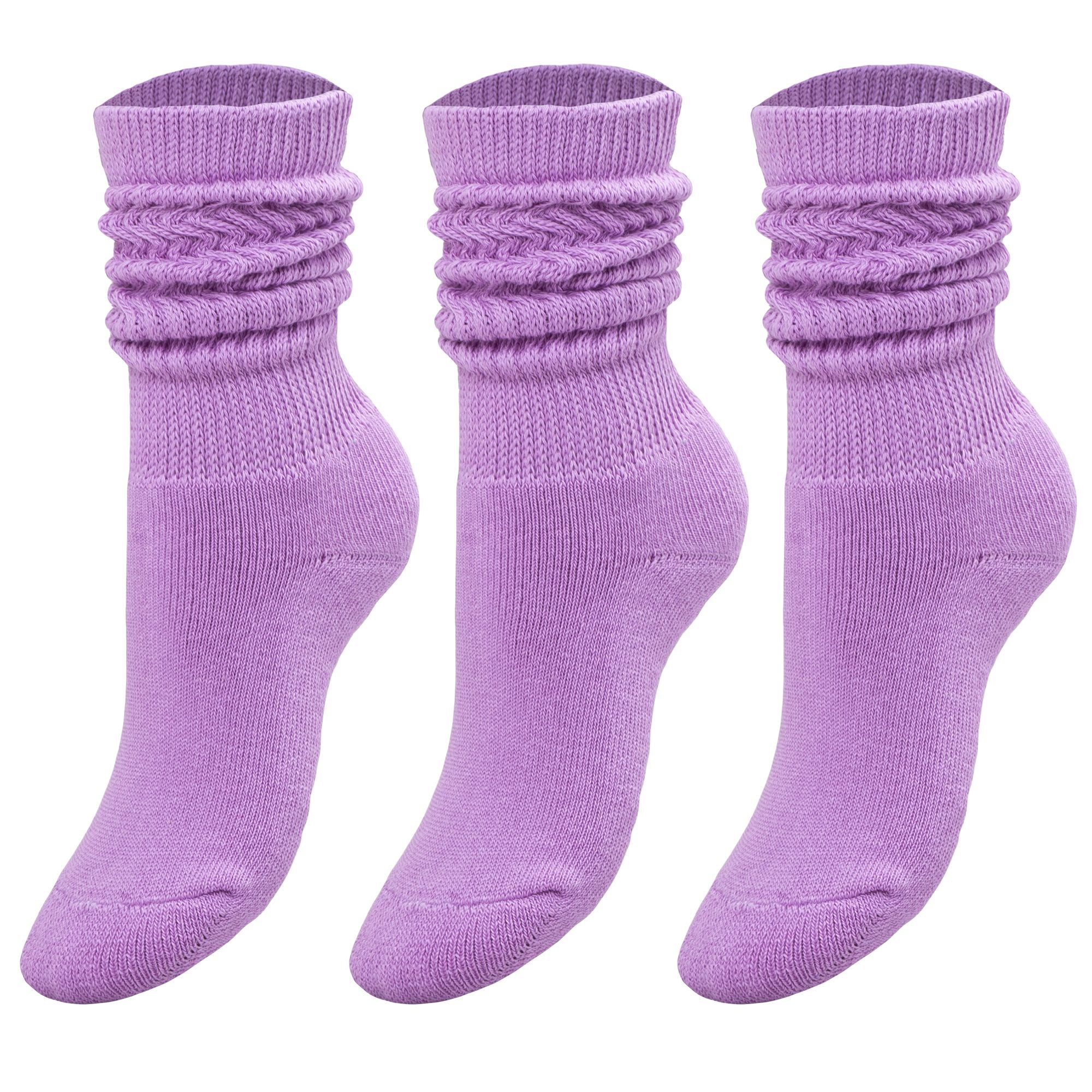 3 Pairs Kids Slouch Socks