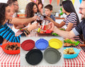 2 Pcs Food Grade Silicone Easy Cleaning Air Fryer Liners Reusable Air Fryer Silicone Pot Food Safe Air Fryer Oven Accessories Replacement for Flammable Parchment Liner Air Fryer Basket