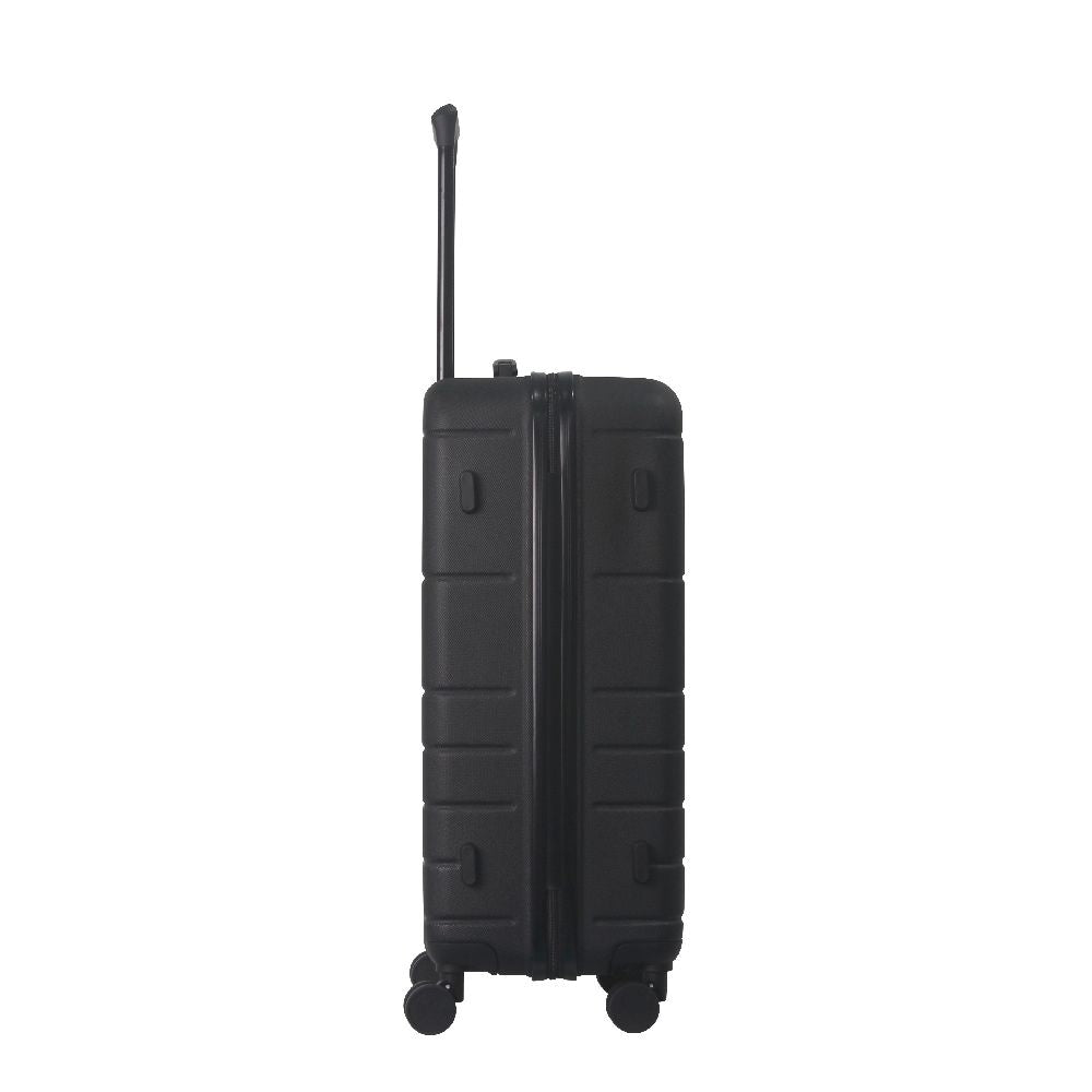 Luggage Sets ABS Hardshell 3pcs Luggage, Lightweight Durable Suitcase sets Spinner Wheels Suitcase with TSA Lock 20''24''28'' Available(Black)
