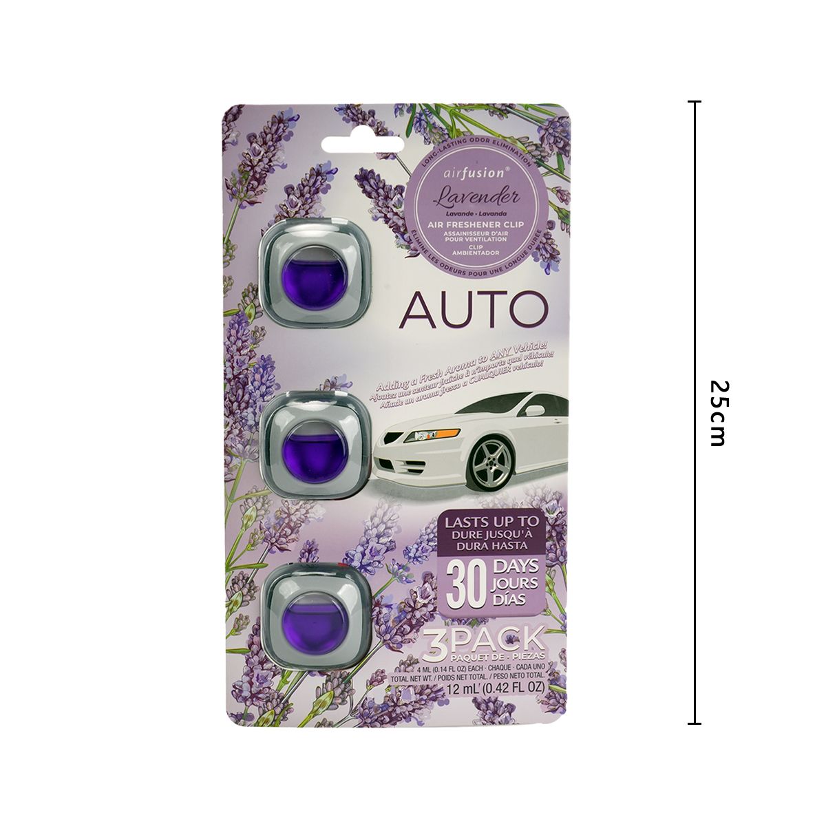 3 Pack Car Air Fresheners - Long Lasting Vent Clips For Men & Women, 3 Pack Up To 90 Days Fits All Car Refresher Odor Eliminator, New Car Scent Variety Pack