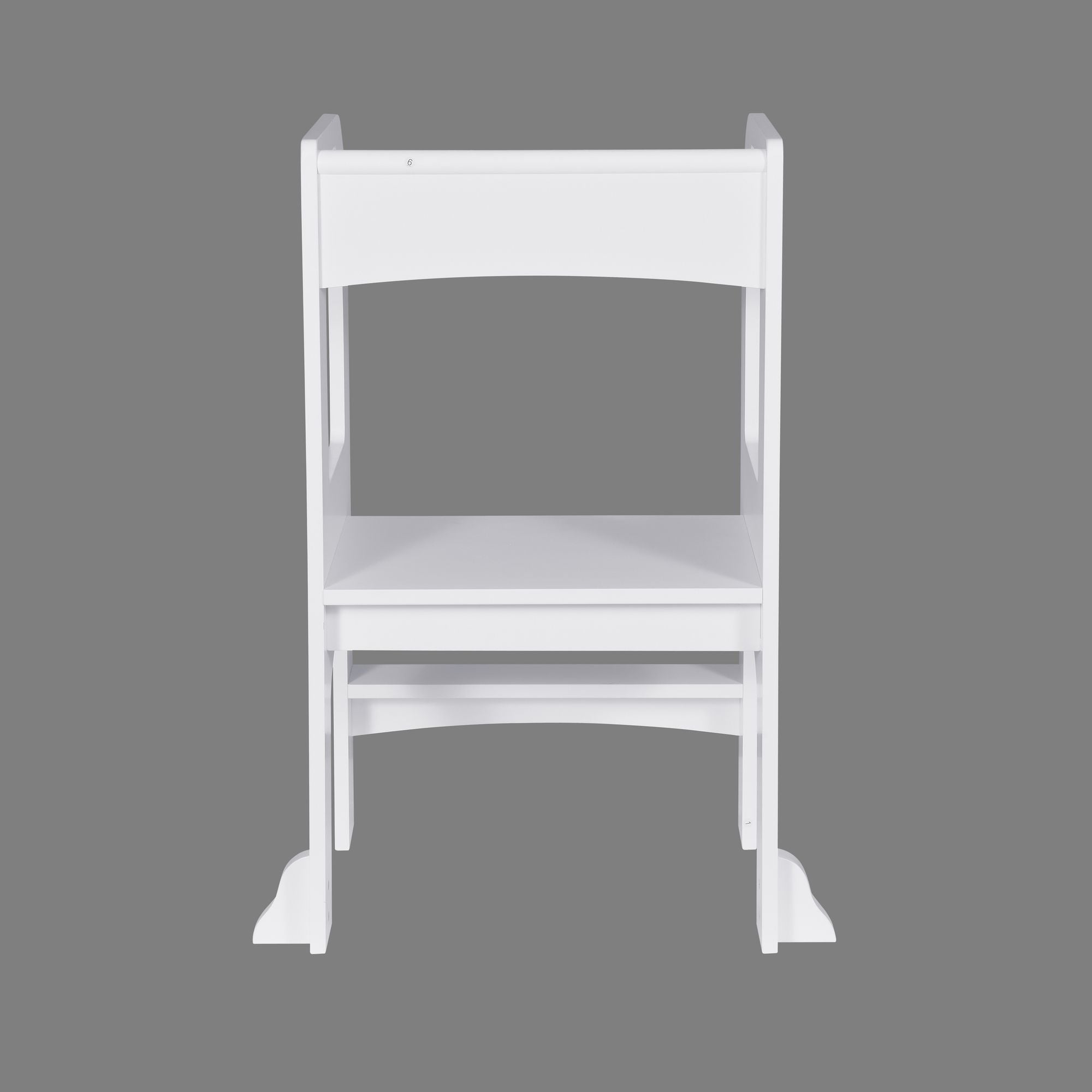 Child Standing Tower;  Step Stools for Kids;  Toddler Step Stool for Kitchen Counter;  White
