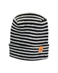 HAAKWEAR Theta Stitch RORO Cuffed Beanie (Patent Pending Design)-Gray/Black, Made in USA