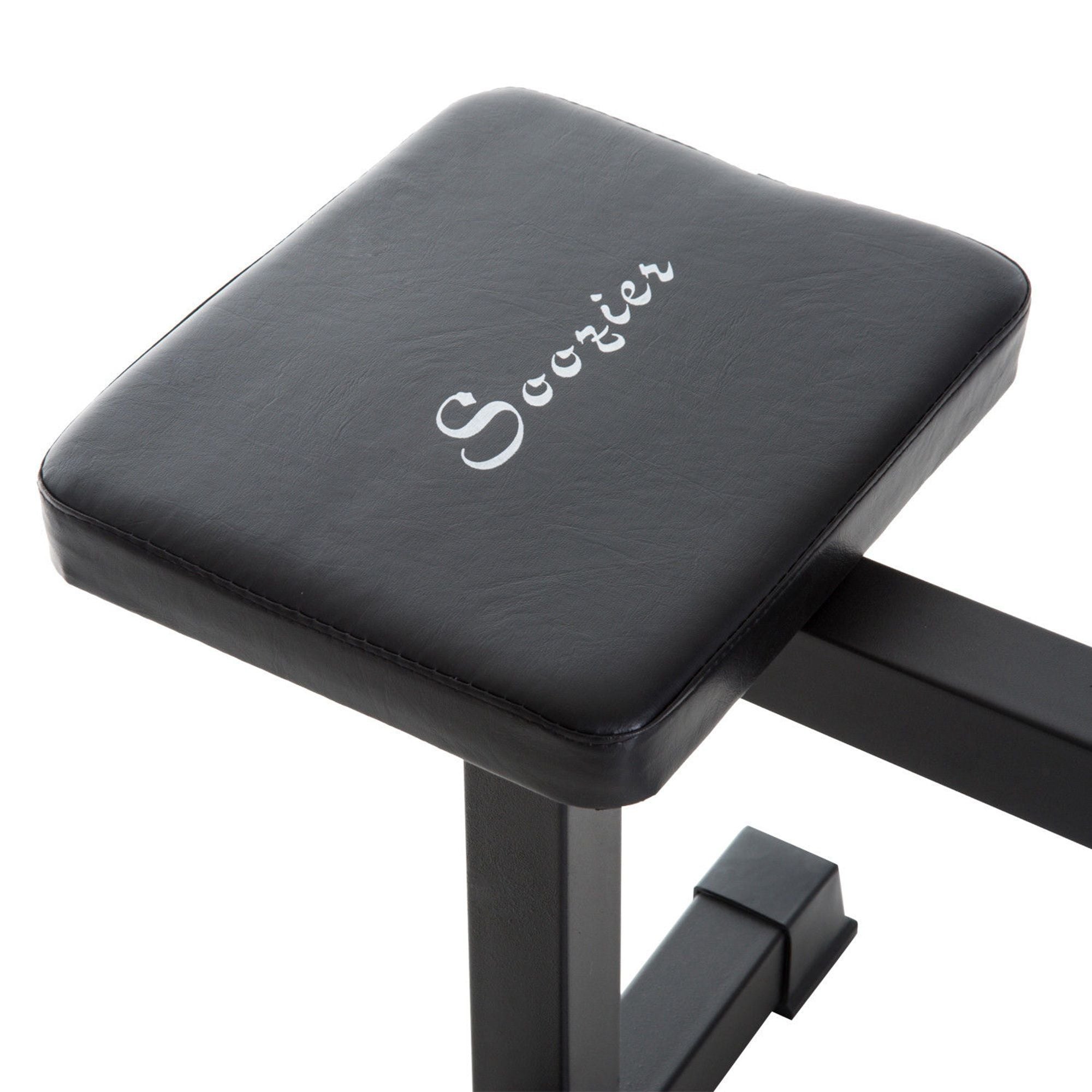 Steel Seated Calf Raise Machine Adjustable Leg Press Strength Training Gym Black
