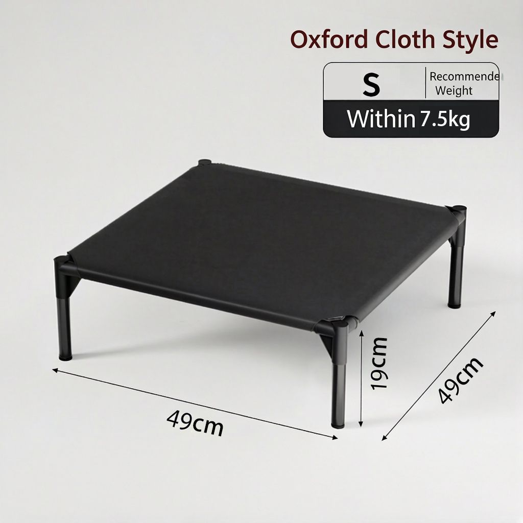 Pet Bed, No Assembly Required, Foldable, Portable, Waterproof & Moisture-Proof, Breathable & Antibacterial, All-Season Sleeping Mat for Cats and Dogs, Indoor & Outdoor Use