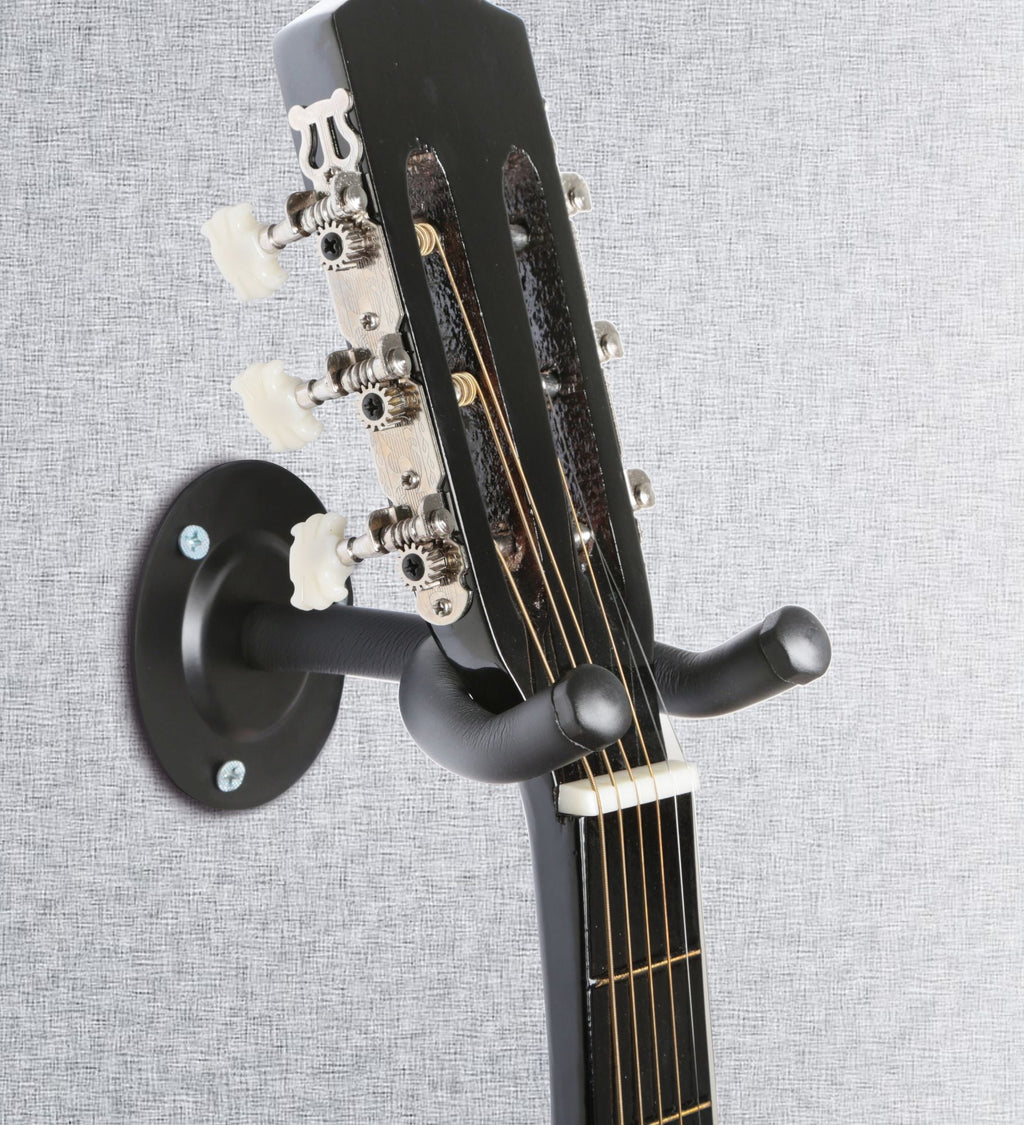 Wall Mount Guitar Hanger Padded Steel Guitar Bracket Holder Hook Rack