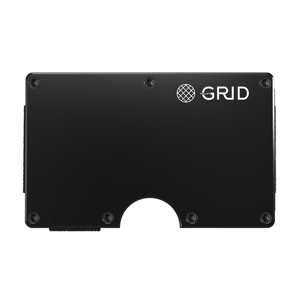 Black Aluminum Money Clip