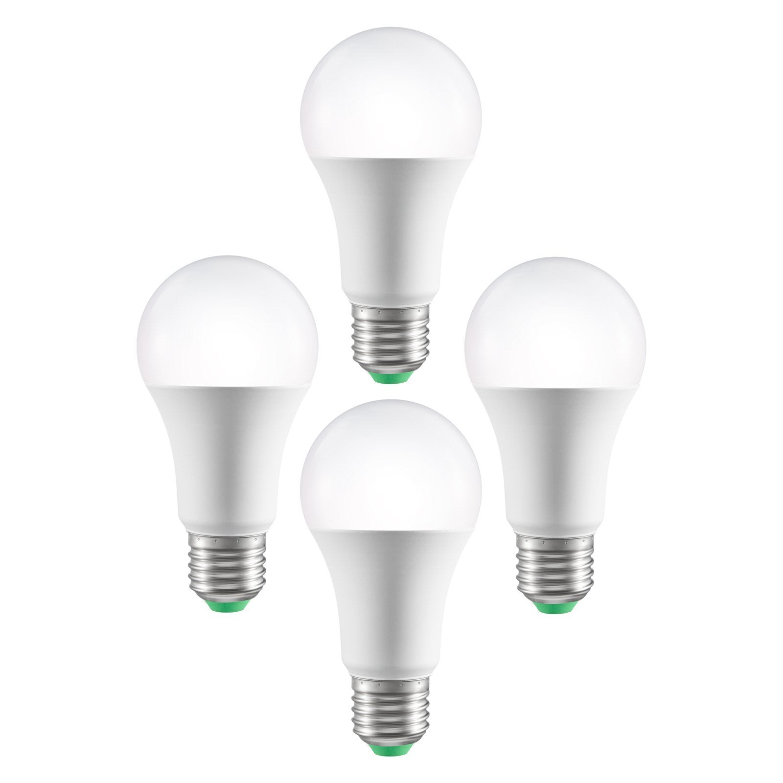 VEVOR Smart Light Bulbs, 4-Pack, 9W Multicolor LED Bulbs, 800 Lumens with Smart Control Compatibility for Vera, Google Assistant, Amazon Alexa, iOS, Android, RGB Color Changing