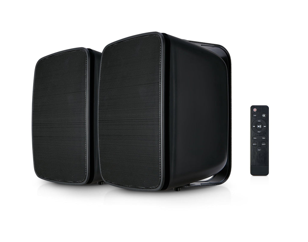 SoundPro Dual Bluetooth Weatherproof Indoor & Outdoor Wall-Mount Loudspeakers