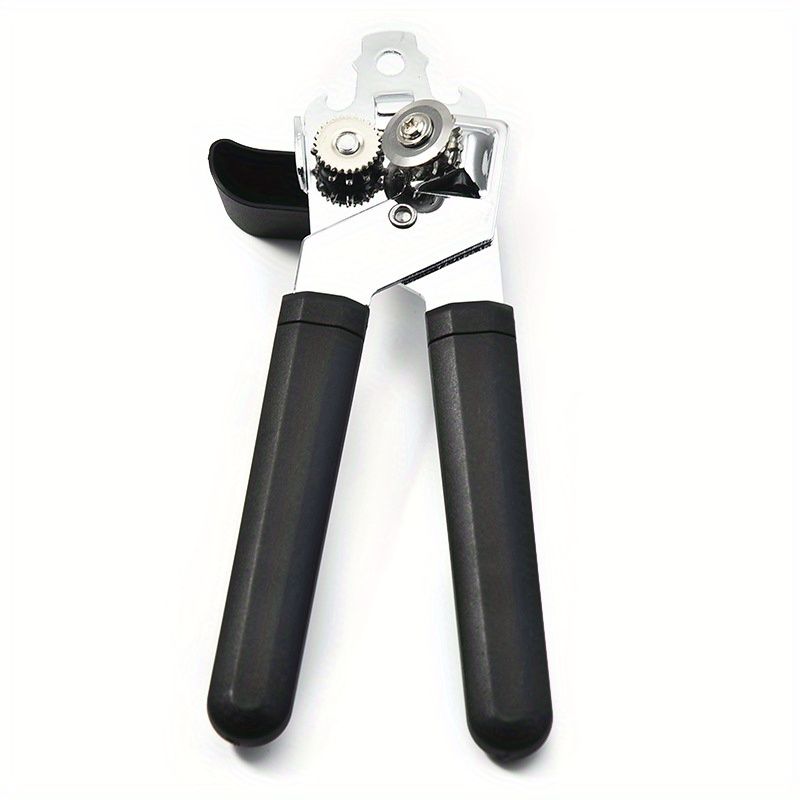 1pc, Heavy Duty Stainless Steel Jar and Bottle Opener - Adjustable and Smooth Edge Manual Hand Held Can Opener for Easy Opening - Perfect for Kitchen and Back to School Supplies