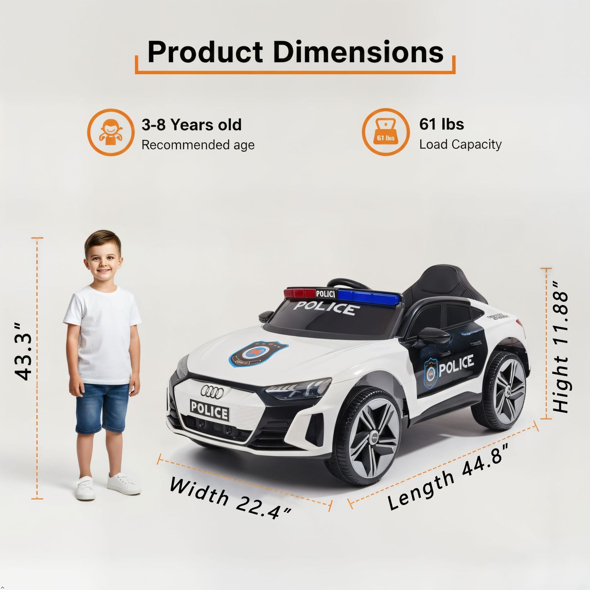 Kids Brushless Motor 24V Electric Car Power Four Wheels Battery Operated Ride-On Cars for Kids