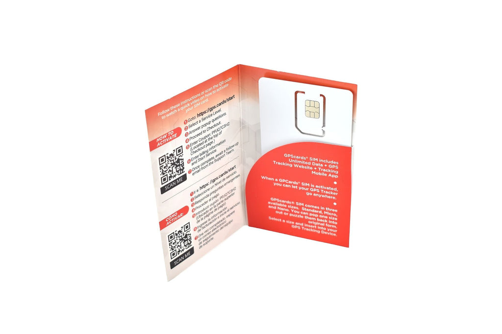 GSM SIM Cards for GPS Tracker 2G 3G 4G 5G LTE ( Use AT&T Network )