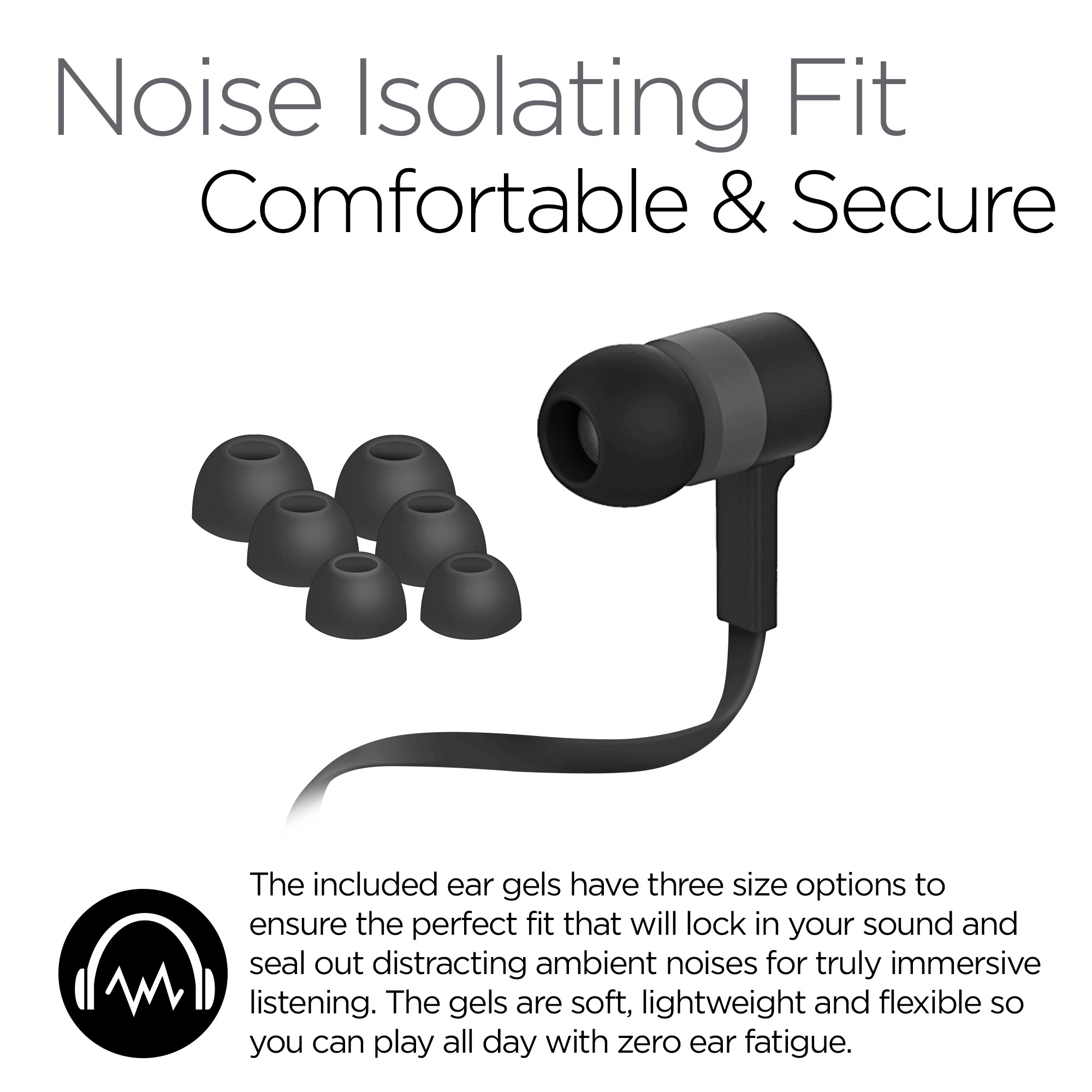 HyperGear Low Ryder Earphones w/Mic 3.5mm
