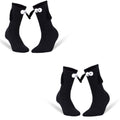 Couple Socks with Magnetic Hands 2 Pairs Magnetic Socks Funny Gifts For Valentines Day