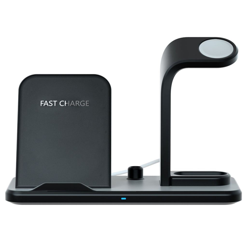 Besegad 4 in 1 Assemable Fast Wireless Charging Stand Dock Station for iPhone XS Max Apple Pencil iWatch Series 1 2 3 4 Airpods