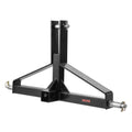 VEVOR 3 Point Trailer Hitch with 2 in Receiver, 3pt Quick Hitch Attachment for Category 1 Tractor, 3000lbs Capacity, Tow Drawbar Adapter, Compatible with Kubota, Mahindra, Ford, Yanmar, John Deere