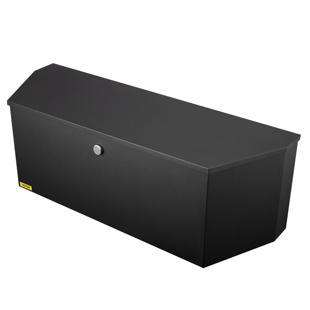 VEVOR Trailer Tongue Box, Carbon Steel Tongue Box Tool Chest, Heavy Duty Trailer Box Storage with Lock and Keys, Utility Trailer Tongue Tool Box for Pickup Truck Bed, RV Trailer, 36"x12"x12"