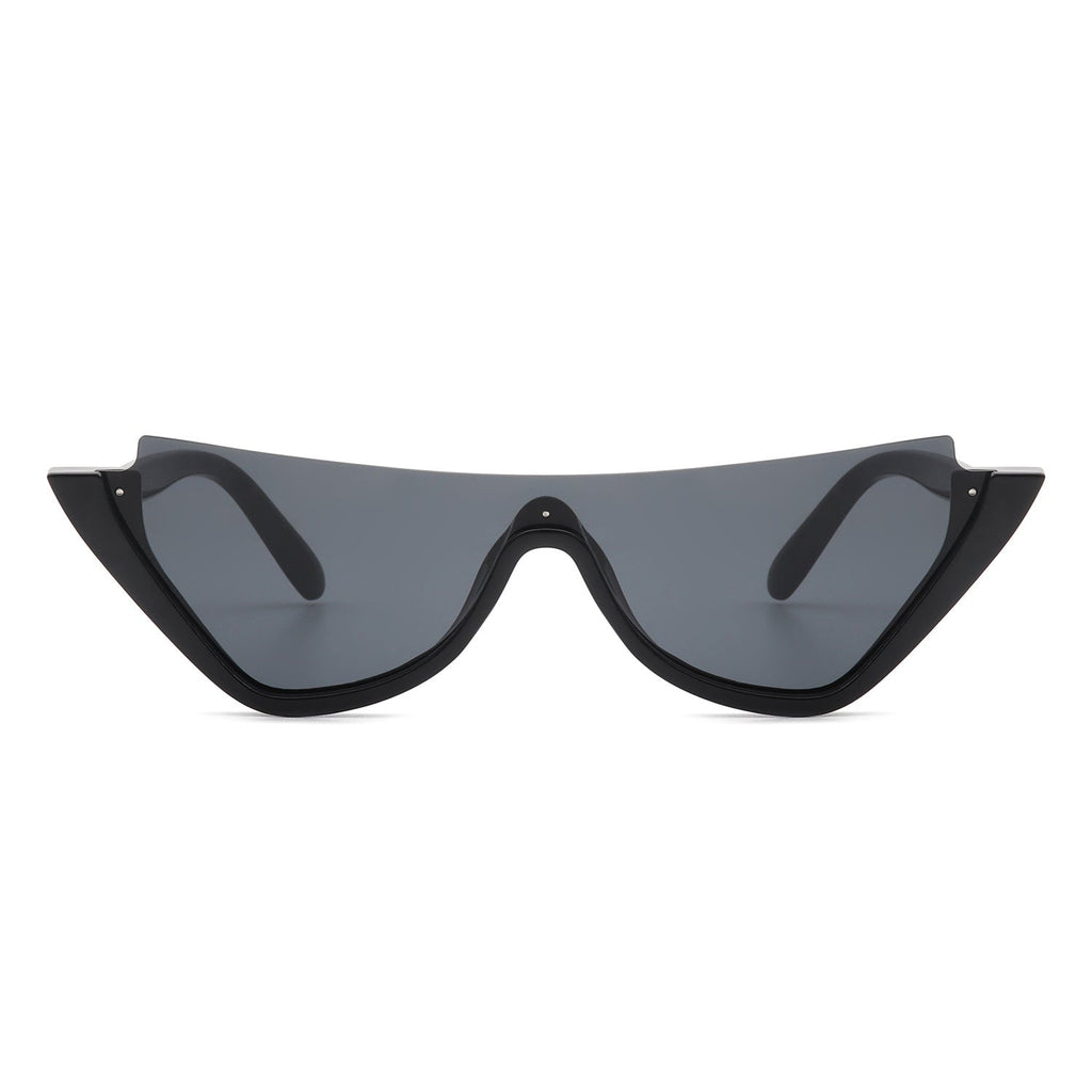 Retro Half Frame Fashion Cat Eye Sunglasses