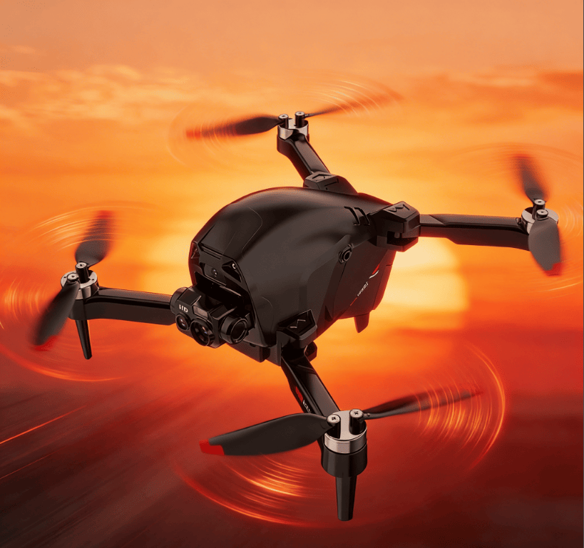 CS16-Dual Camera-4K HD Camera Drone, equipped with a 3-axis gimbal, GPS automatic return, foldable quadcopter, suitable for adults - long battery life, follow mode