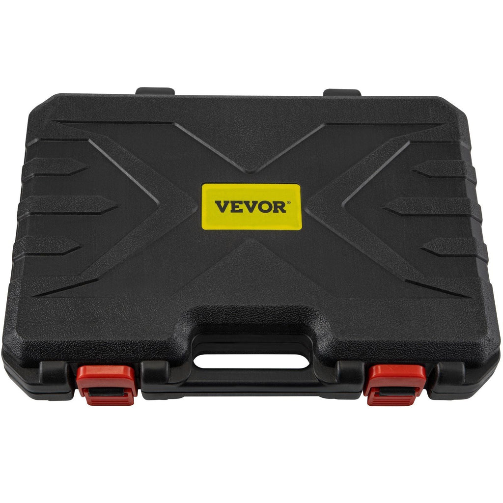 VEVOR Hydraulic Flaring Tool Kit, 45° Double Flaring Tool, Brake Repair Brake Flaring Tools for 3/16"-1/2", Brake Flare Tool with Tube Cutter and Deburrer, 32 PCS Tube Flaring Tools for Copper Lines