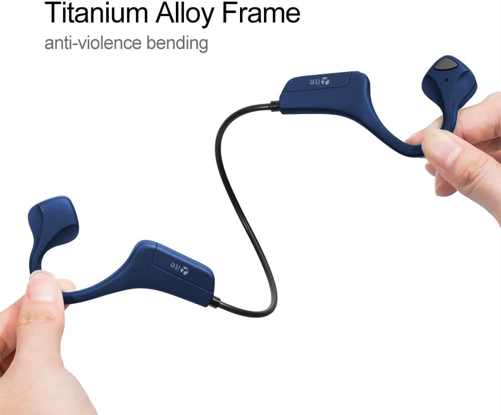 Sport Wireless Bone Conduction Earphones – Open-Ear Safety Design, IPX6 Sweat-proof, 8 Hrs Call