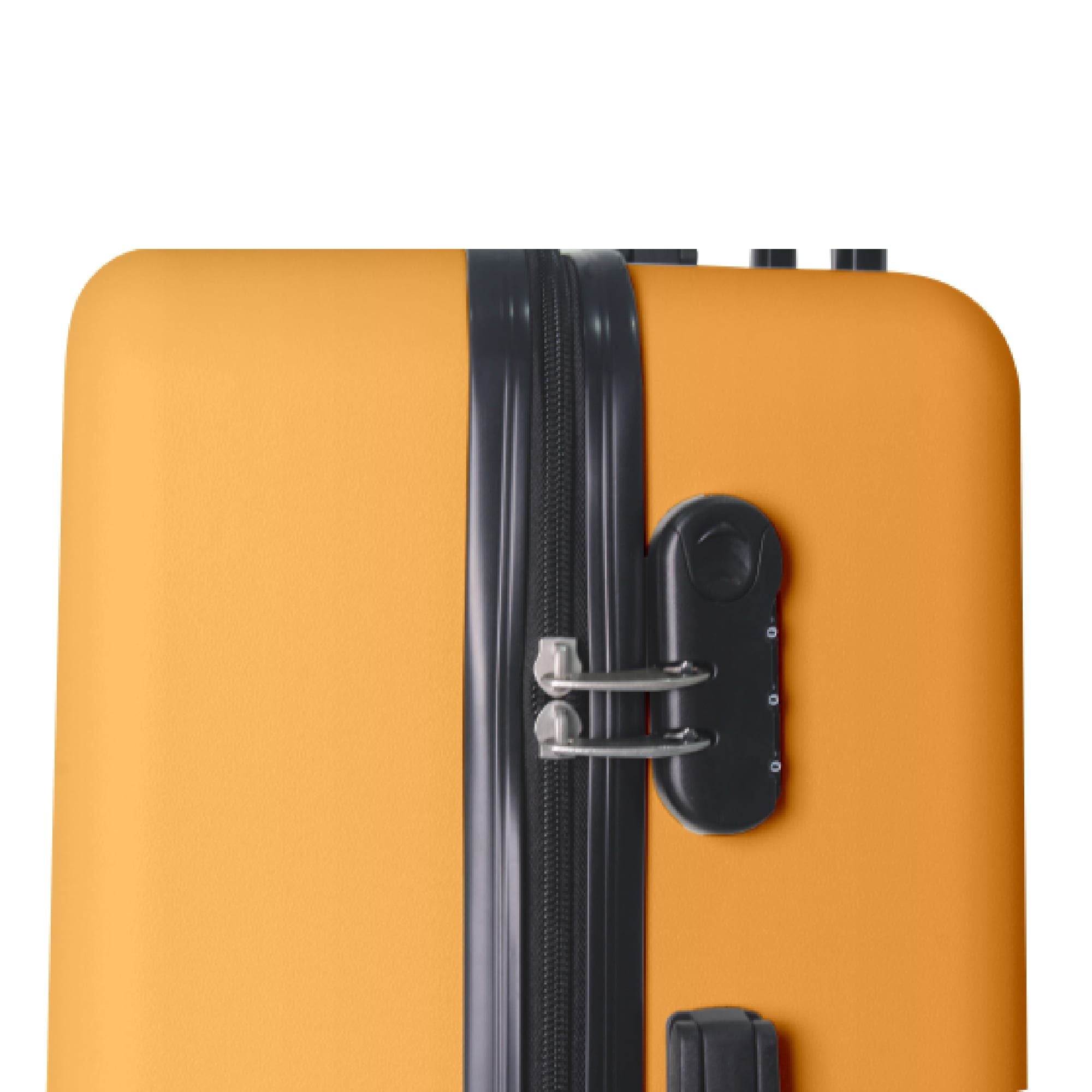 Luggage Sets ABS Hardshell 3pcs Luggage, Lightweight Durable Suitcase sets Spinner Wheels Suitcase 20''24''28'' (Yellow)