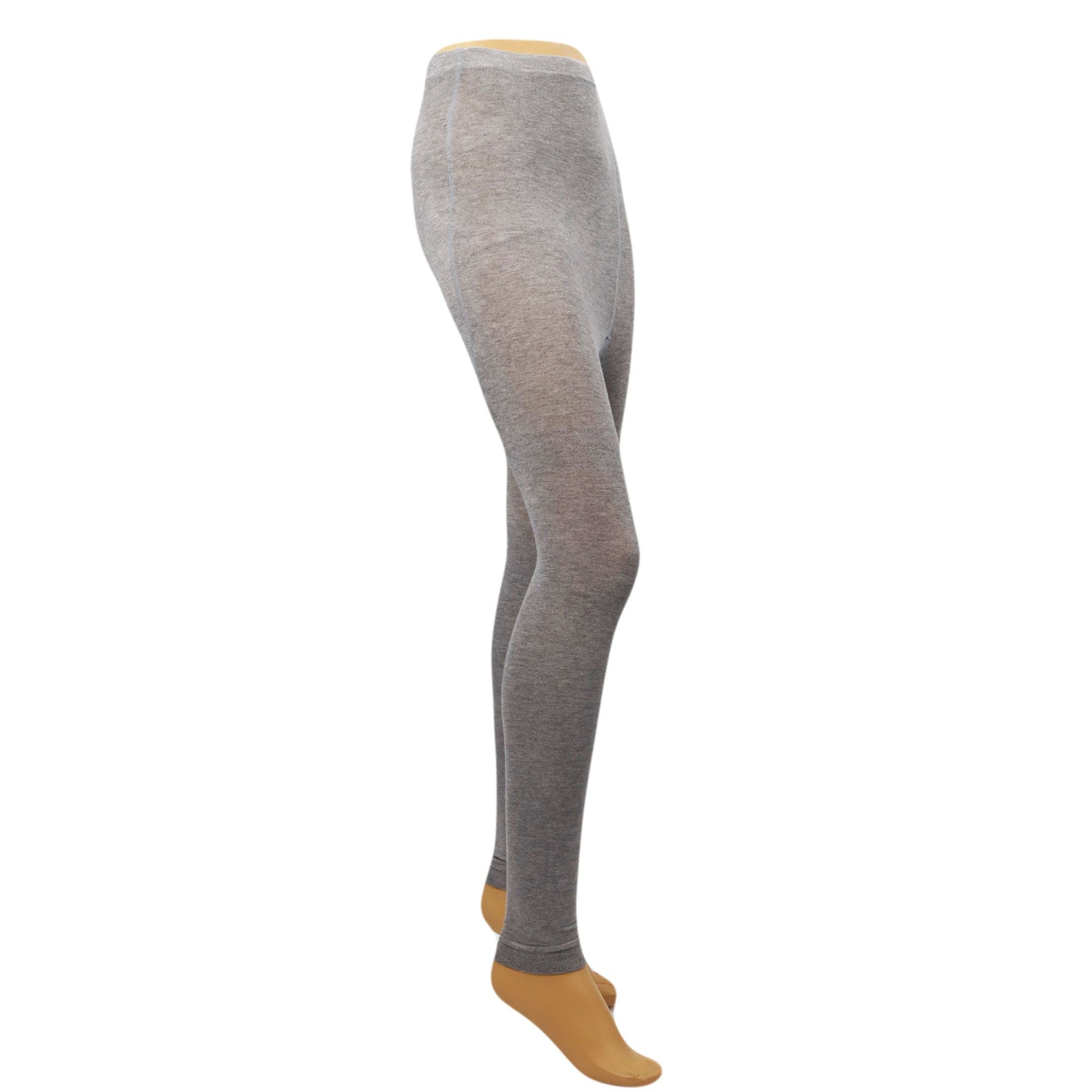 Bamboo Leggings for Women Soft Stretchy Full Length Elastic Leggings with Fancy Accessories