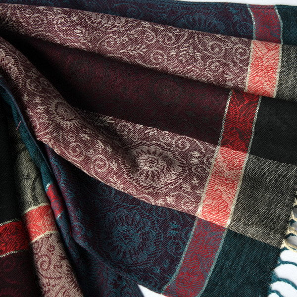 Blancho Bedding -Pa-a13-4 Fantasy Stars & Flowers Fashion Revitalized Style Luxurious Silky Soft Pashmina/Shawl/Scarf