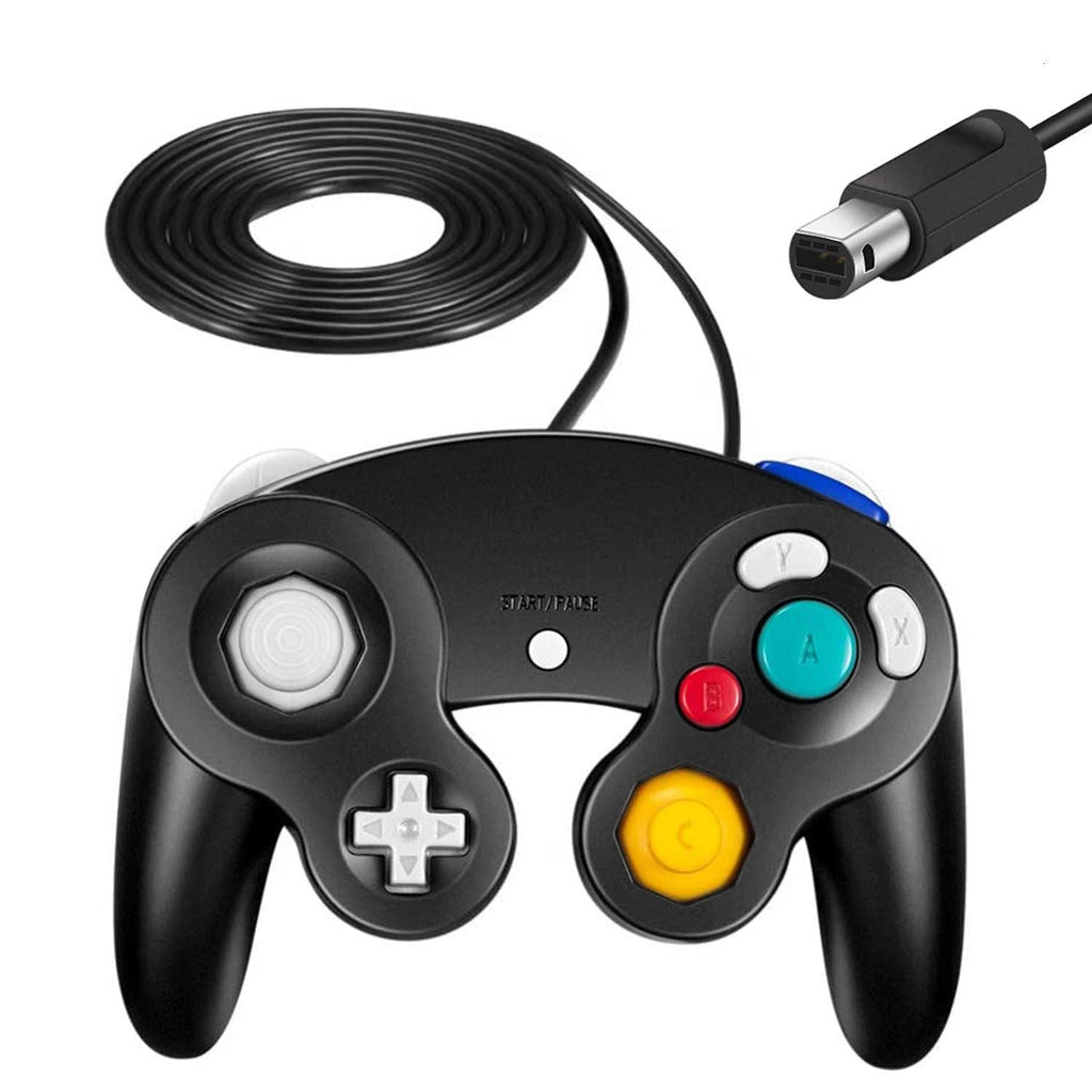 Shock Wired Game Controller Gamepad Compatible with Nintendo Wii Gamecube