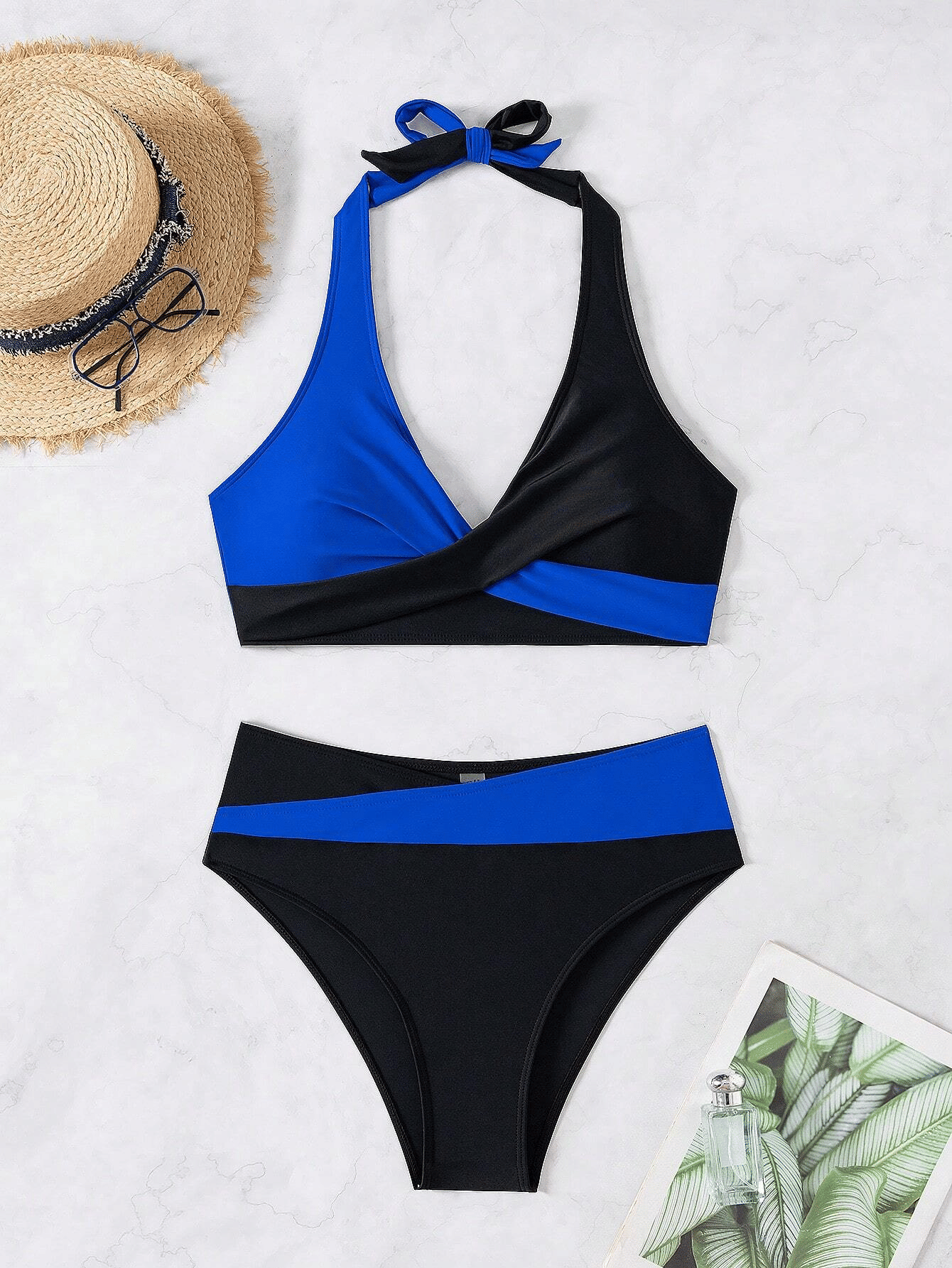 A bikini with a fashionable color
