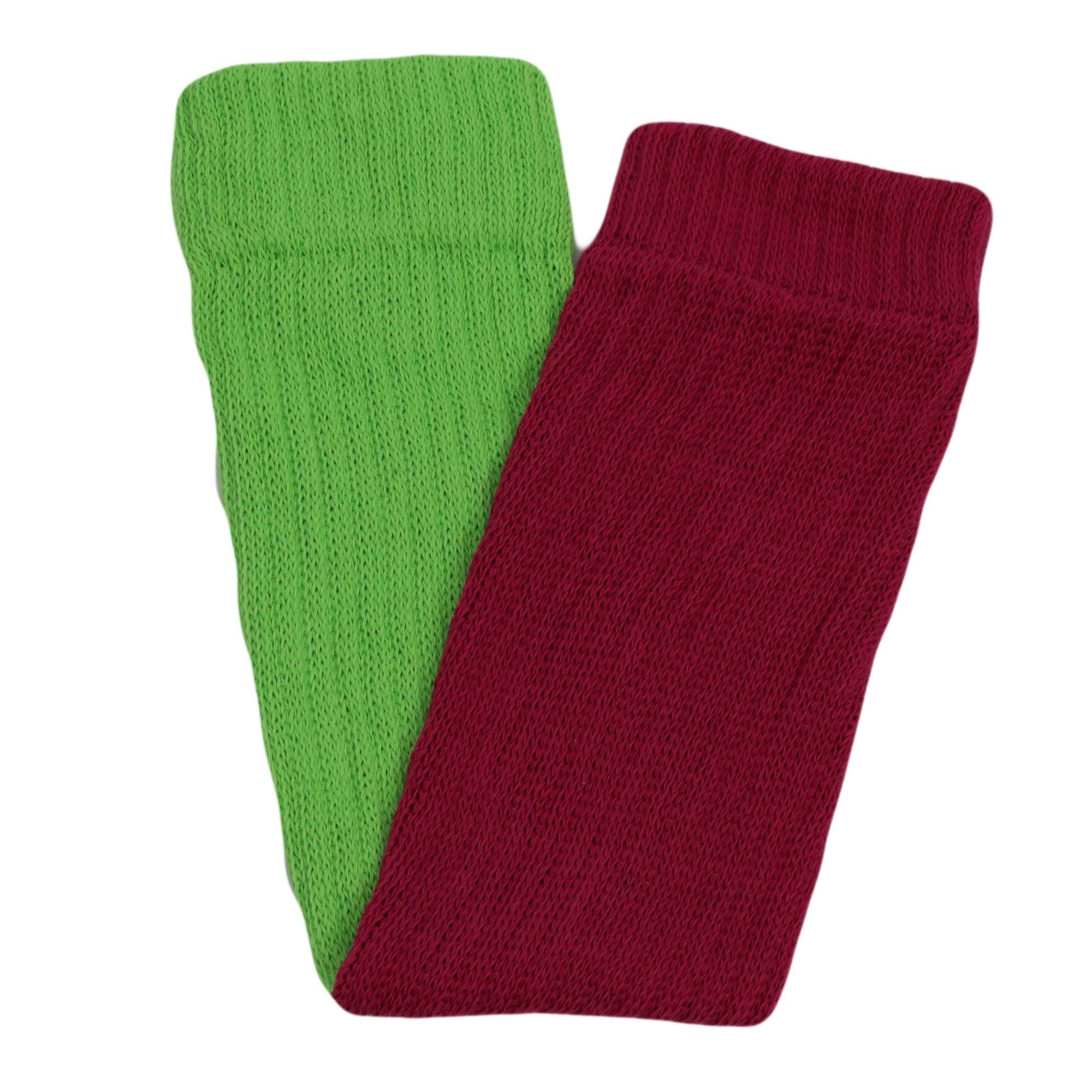 Leg Warmers for Women All Cotton Colorful Soft Knitted Leg Warmer 1 Pair