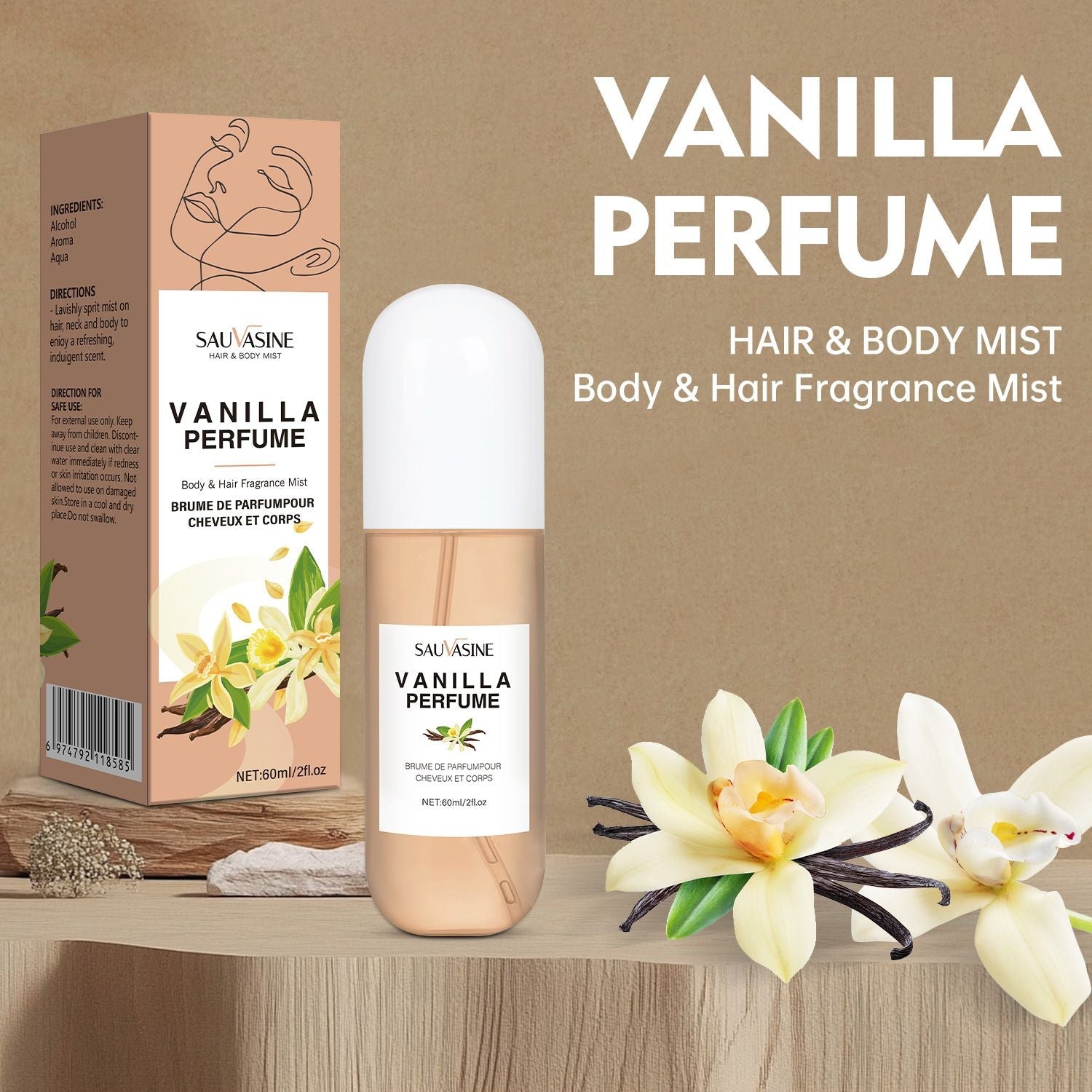 Lady Perfume - Naturally Fresh Lasting Fragrance for Daily Wearing Refreshing and Long-lasting