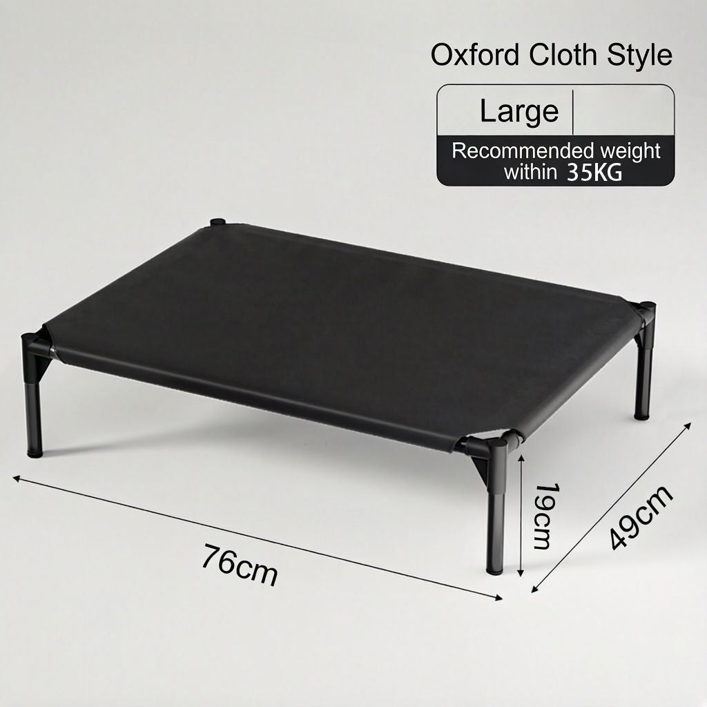 Pet Bed, No Assembly Required, Foldable, Portable, Waterproof & Moisture-Proof, Breathable & Antibacterial, All-Season Sleeping Mat for Cats and Dogs, Indoor & Outdoor Use