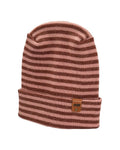 HAAKWEAR Theta Stitch RORO Cuffed Beanie (Patent Pending Design)-Pink/Burgundy, Made in USA