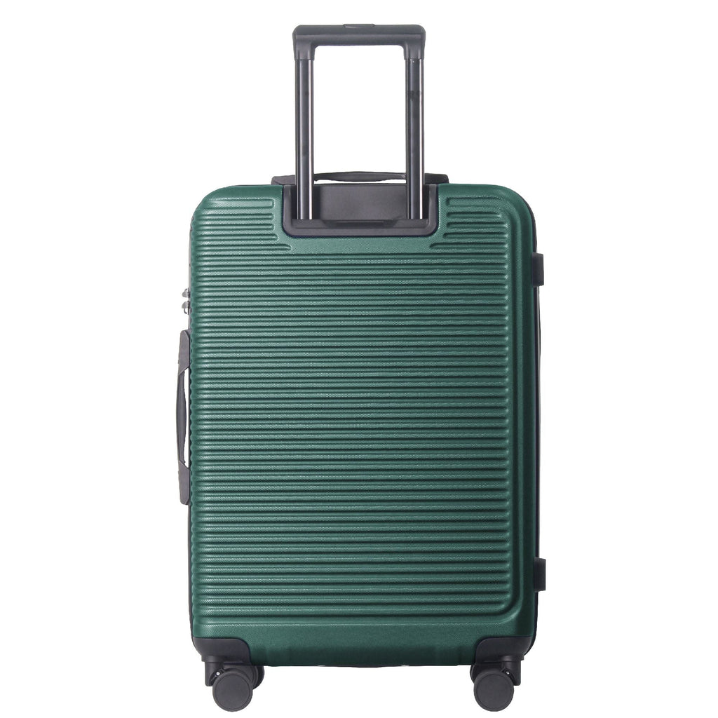 Luggage Sets ABS Hardshell 3pcs Luggage, Lightweight Durable Suitcase sets Spinner Wheels Suitcase with TSA Lock 20''24''28'' Available(Dark Green)