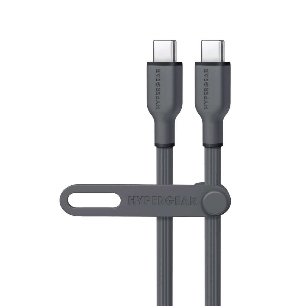 HyperGear Flexi PRO USB-C to USB-C Cable 10ft Black