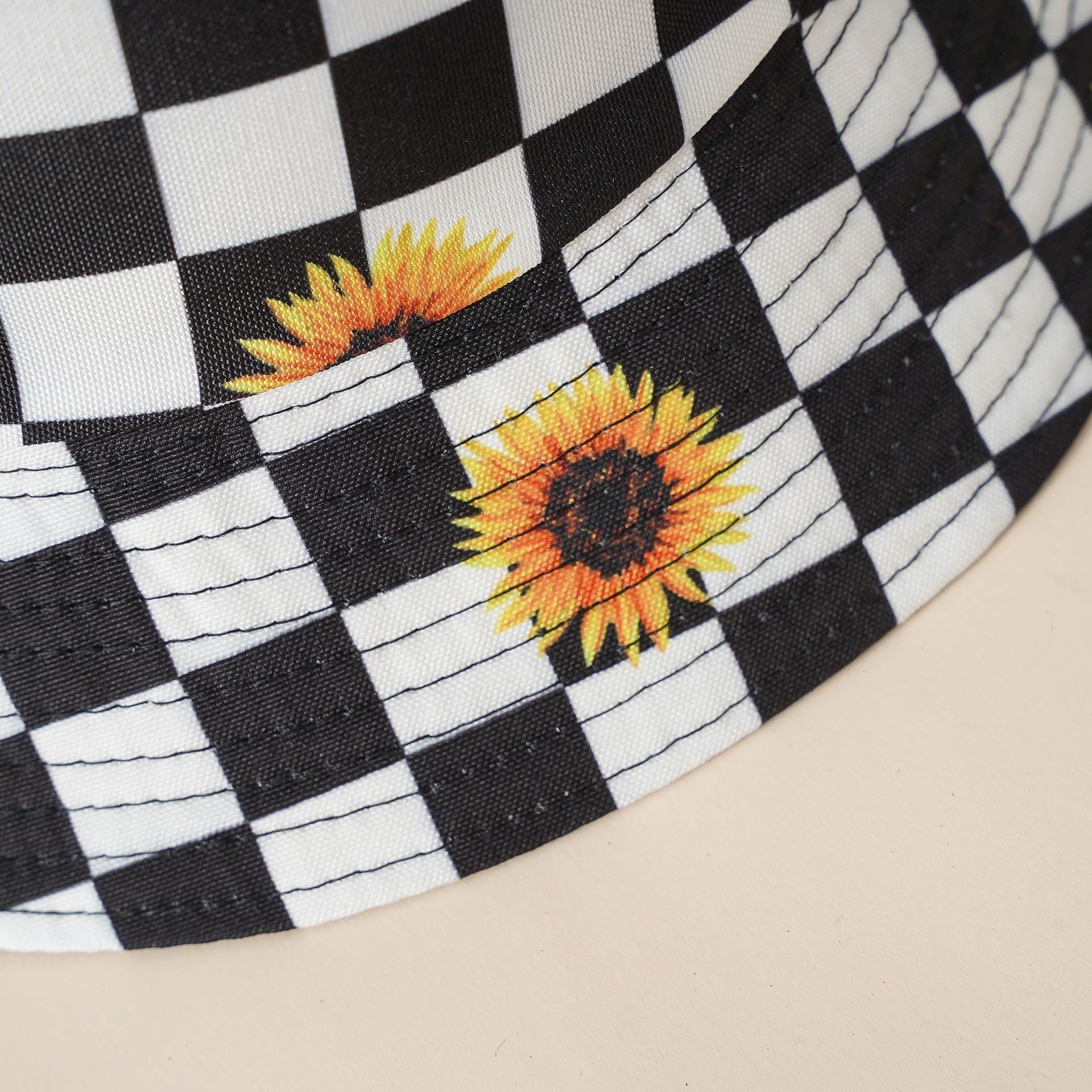 Double-sided fisherman hat women's summer sunshade sun hat Korean version of the tide men's literary sunflower sunscreen hat
