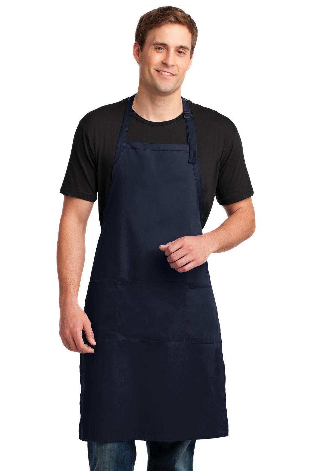 Port Authority Easy Care Extra Long Bib Apron with Stain Release A700