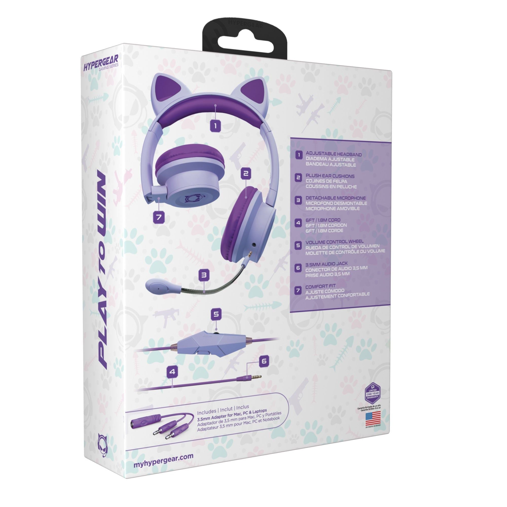 HyperGear Kombat Kitty Gaming Headset