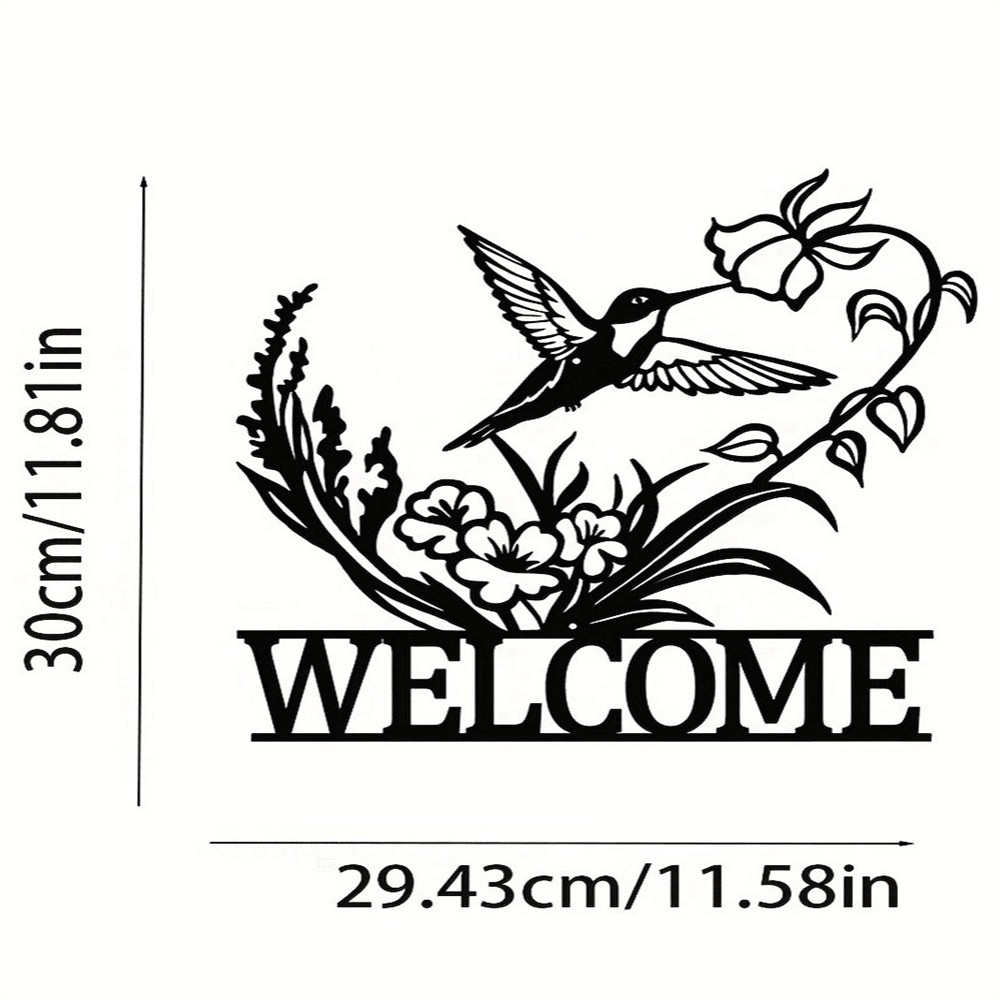 CIFbuy Vintage Hummingbird Owl Butterfly iron Wall Art Hanging Set(TikTok, temu pick-up service)