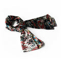 Blando Black & Blue Distinctive Stylish Paisley Pattern Fashion Soft Silky Scarf/Wrap/Shawl(Small)