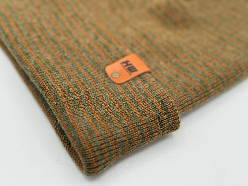 Cuffed Traditional Contrast Green/Brown