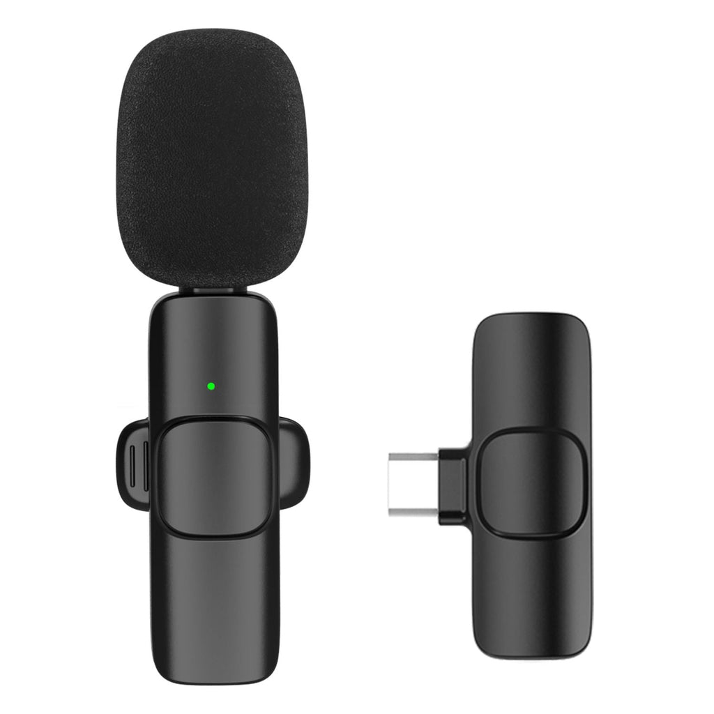 Professional Wireless Lavalier Lapel Microphone For IPhone IPad Plug & Play Lapel Clip-on Mic For YouTube TikTok Interview Live Stream Video Recording Auto-sync